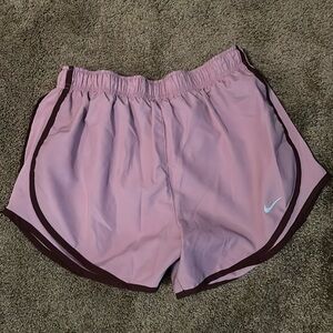 Mauve/purple Nike running shorts
